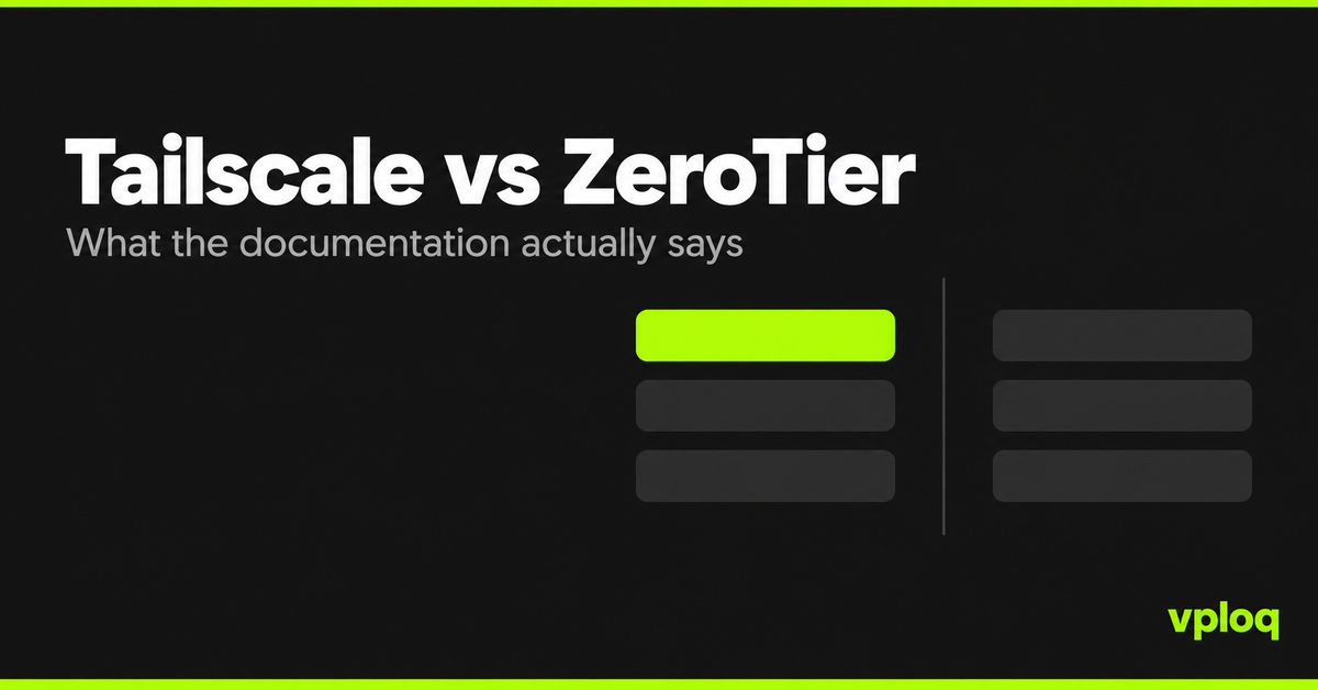 Tailscale vs zerotier